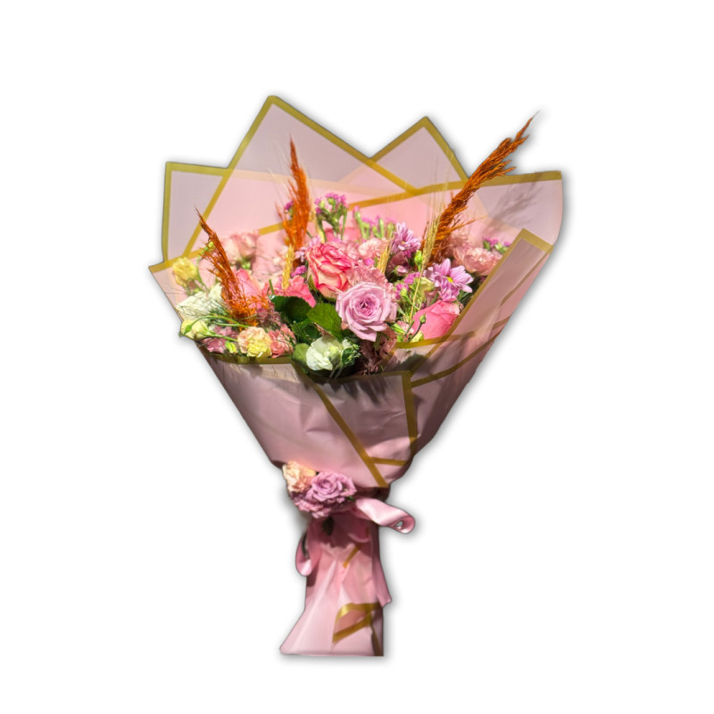 PEMBE KARIŞIK BUKET L