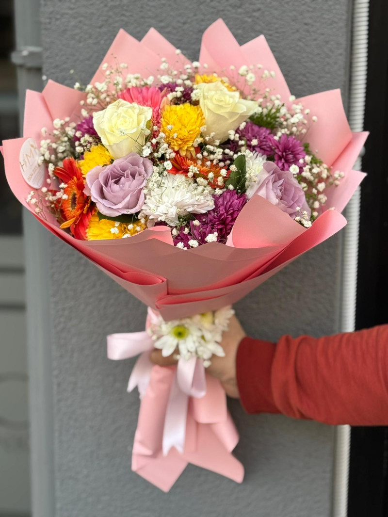 XL GÜLLÜ KASIMPATILI KARIŞIK BUKET