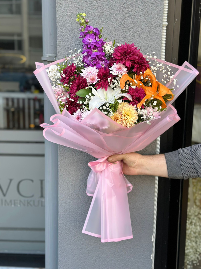 XXL KARIŞIK LİLYUM BUKET